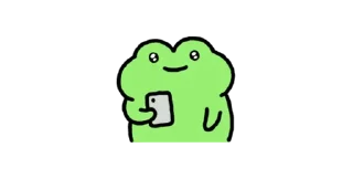 🐸 emoji froggie 🐸 • @meizk1ng Telegram sticker 18 of 24