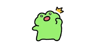 🐸 emoji froggie 🐸 • @meizk1ng Telegram sticker 9 of 24