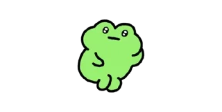 🐸 emoji froggie 🐸 • @meizk1ng Telegram sticker 7 of 24