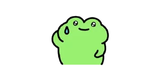 🐸 emoji froggie 🐸 • @meizk1ng Telegram sticker 5 of 24
