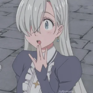 Sticker from Elizabeth - seven deadly sins