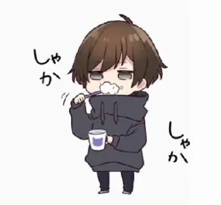 Sticker from Menhera Kun