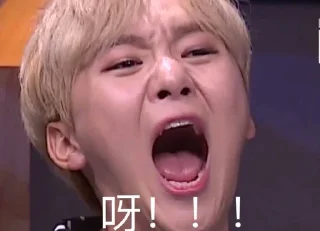 😱 emoji svt weibo memes Telegram sticker 8 of 120