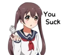 😯 emoji Sarcastic girl with pigtails Line Stickers Telegram sticker 3 of 81