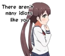 🤔 emoji Sarcastic girl with pigtails Line Stickers Telegram sticker 9 of 81