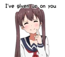 🙂 emoji Sarcastic girl with pigtails Line Stickers Telegram sticker 20 of 81