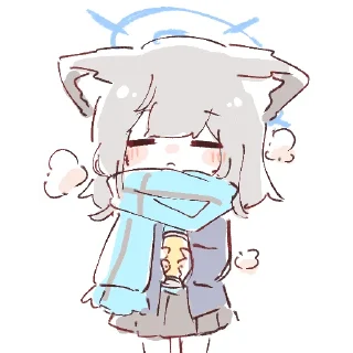 💖 emoji 💖砂狼シロコ💖 @DimensionID Telegram sticker 9 of 21