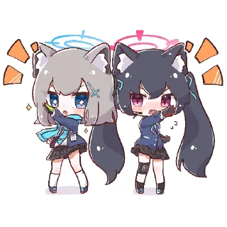💖 emoji 💖砂狼シロコ💖 @DimensionID Telegram sticker 20 of 21