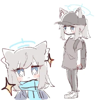 💖 emoji 💖砂狼シロコ💖 @DimensionID Telegram sticker 16 of 21