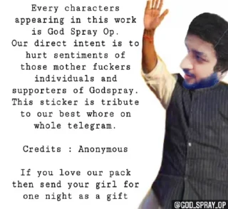 Sticker from @God_Spray_Op Randi’s Tribute
