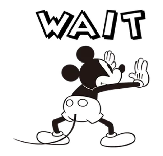 ⭐ emoji @Gifs_Gallery Mickey Mouse Pack 💖 Telegram sticker 18 of 25