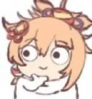 🤔 emoji 小小德丽莎 (@YaePub) Telegram sticker 8 of 74