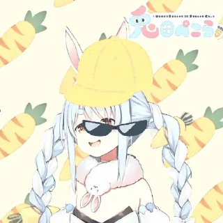 🥕 emoji ㅤ“ ゃ Pekora  ៸៸ @bentohomies 𖢷 Telegram sticker 21 of 55