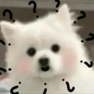 😐 emoji Doggie cutes by @ania_ww Telegram sticker 17 of 24