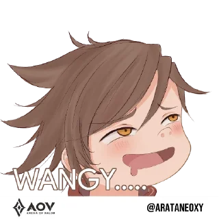 🤤 emoji AOV Sticker Telegram sticker 8 of 16