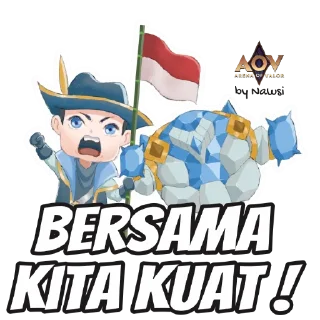 💪 emoji AOV Sticker Telegram sticker 10 of 16