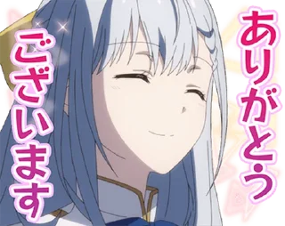 Sticker from TVアニメ「転生王女と天才令嬢の魔法革命」 @moe_sticker_bot @takius