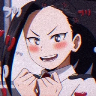 💄 emoji Momo Yaoyorozu || @delladairy Telegram sticker 1 of 23