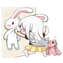 👊 emoji Lily and Marigold Sophia Mini @stickerscar Telegram sticker 9 of 16