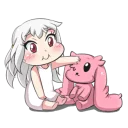 😊 emoji Lily and Marigold Sophia Mini @stickerscar Telegram sticker 8 of 16