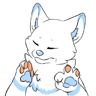 👌 emoji 地方的白狐狸 - @RayWings1656 Telegram sticker 9 of 116