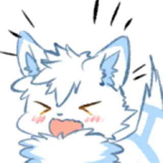 😆 emoji 地方的白狐狸 - @RayWings1656 Telegram sticker 5 of 116