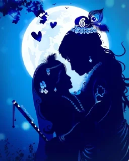 ❤️ emoji Radha Krishna❤️ @Itsunusual_16 Telegram sticker 17 of 48