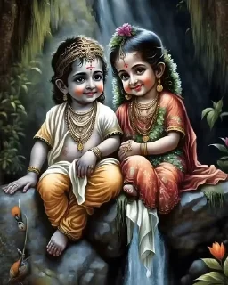 ❤️ emoji Radha Krishna❤️ @Itsunusual_16 Telegram sticker 6 of 48