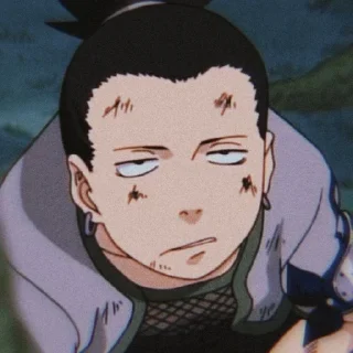 😐 emoji ＮＡＲＵＴＯ//@ZoldyckStickers Telegram sticker 9 of 77