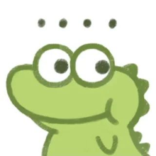 😐 emoji 抹茶旦旦 ＠zigou23 Telegram sticker 8 of 120