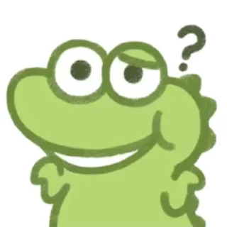 ❓ emoji 抹茶旦旦 ＠zigou23 Telegram sticker 6 of 120