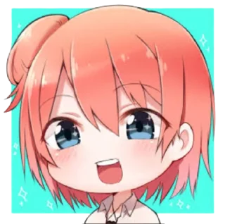 ☺️ emoji OreGairu @animestickerchannel Telegram sticker 3 of 110