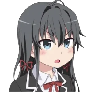 😠 emoji OreGairu @animestickerchannel Telegram sticker 18 of 110