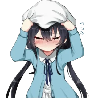 😳 emoji OreGairu @animestickerchannel Telegram sticker 19 of 110