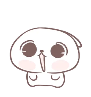 ⭐ emoji Marshmallow Puppies animated stickers 2 @moe_sticker_bot Telegram sticker 5 of 24