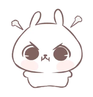 ⭐ emoji Marshmallow Puppies animated stickers 2 @moe_sticker_bot Telegram sticker 24 of 24