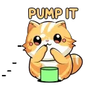 💪 emoji MOCHI Telegram sticker 9 of 13
