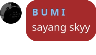 Sticker from alergi