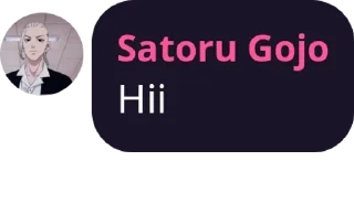 🙌 emoji Satoru Gojo's stic-pack by @SungJinwooRobot Telegram sticker 20 of 120