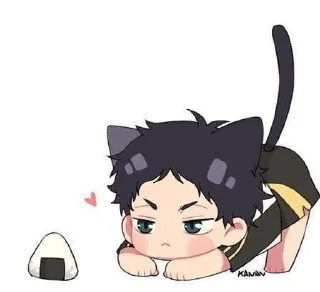 🔖 emoji akashi keiji chibi Telegram sticker 24 of 35
