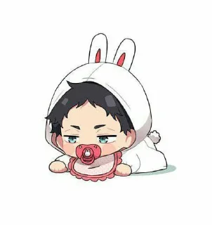 🔖 emoji akashi keiji chibi Telegram sticker 19 of 35