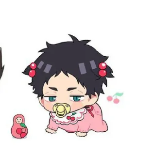 🔖 emoji akashi keiji chibi Telegram sticker 17 of 35