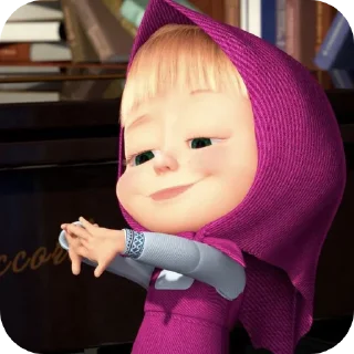 🤲 emoji masha and the bear @amneedsleep Telegram sticker 12 of 46