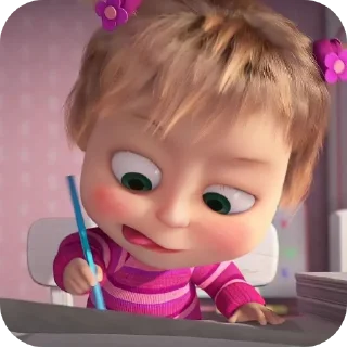 🤲 emoji masha and the bear @amneedsleep Telegram sticker 10 of 46