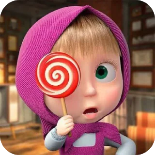 🧸 emoji masha and the bear @amneedsleep Telegram sticker 18 of 46