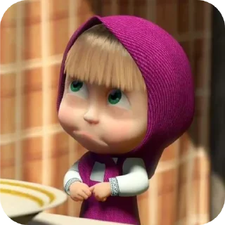 🤲 emoji masha and the bear @amneedsleep Telegram sticker 8 of 46