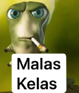 Sticker from malas sekolah