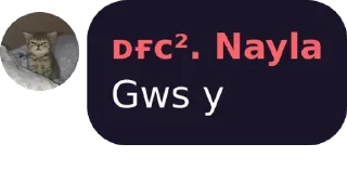 👍 emoji Nayla malas ngetik Telegram sticker 24 of 24