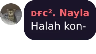 🤭 emoji Nayla malas ngetik Telegram sticker 9 of 24