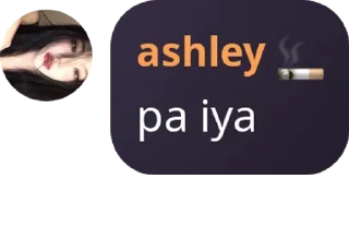 Sticker from ashley 🚬